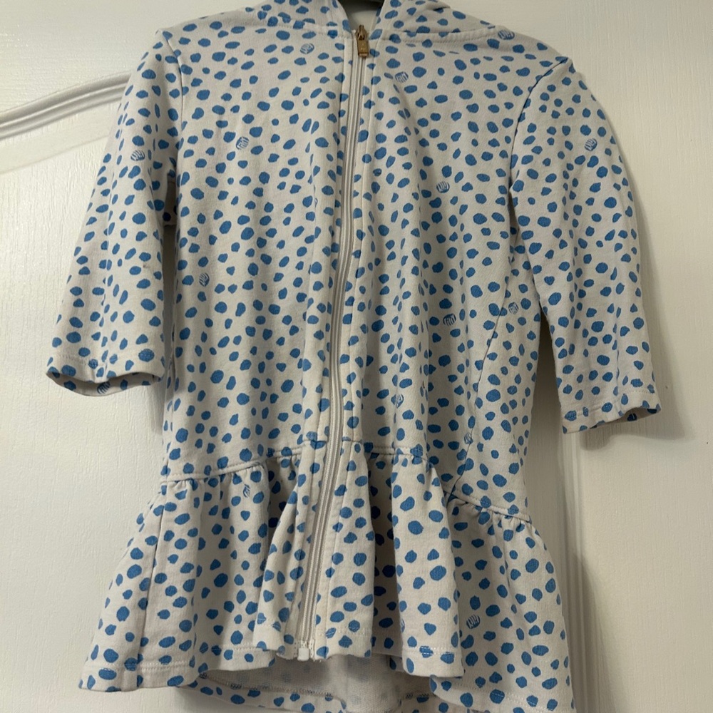 Blue Polka Dot Cover Up